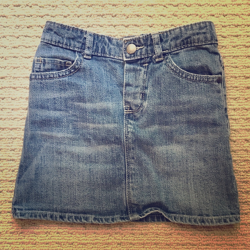 Worn 1X! Girls Oshkosh Denim Miniskirt